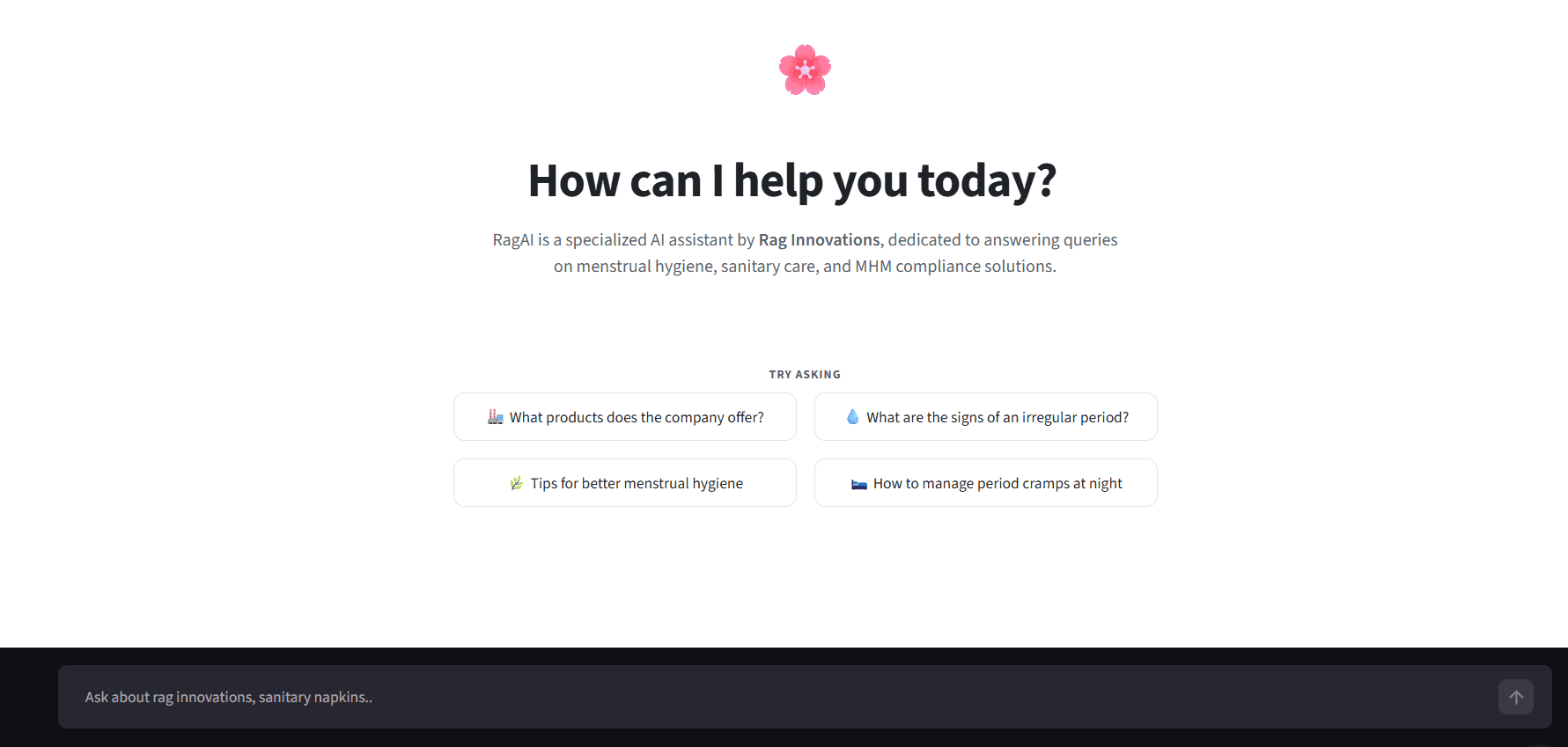 RAG Innovations Chatbot